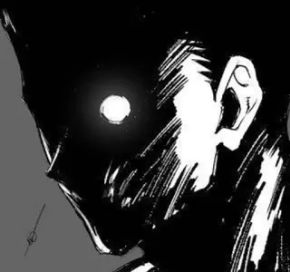 🤨 c370886f silhouet, zwart-wit, figuur, schaduw, donker, gezicht whatsapp sticker