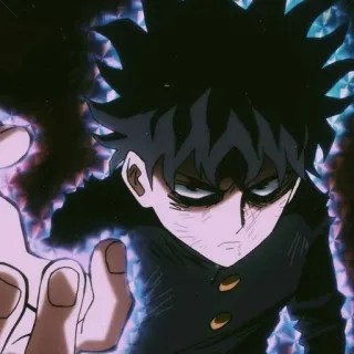 ☺️ e8394489 Mob Mob Psycho 100 Anime, Mob Psycho 100, Mob, Reigen Arataka, Psychisch, Manga, Superkrachten, Shonen whatsapp sticker