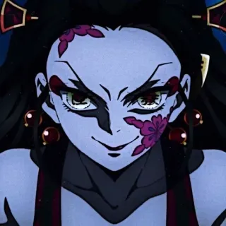 🌟 7e1e6276 Daki Demon Slayer Daki, Demon Slayer, Anime, Personage, Hogere Maan telegram sticker