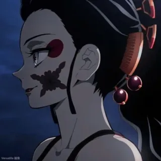 🌟 bfa7e40b Daki Demon Slayer Anime, Demon, Vrouw, Personage, Daki, Demon Slayer, Japans telegram sticker