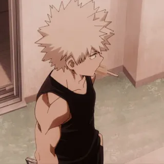 🧚 6c80747d Bakugo My Hero Academia Anime, Personaggio, My Hero Academia, Bakugo whatsapp sticker