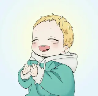 🐰 532f8341 bebé, niño, lindo, ilustración, dibujo animado, feliz, retrato telegram sticker