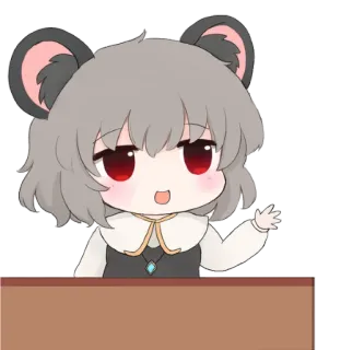 👋 5cab860d Аниме, Чиби, Милый, Мультфильм, Персонаж, Каваий telegram sticker