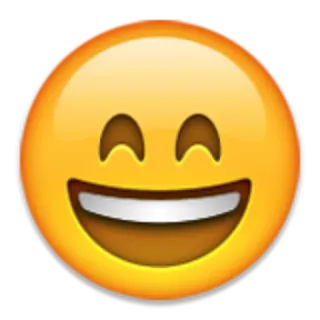 😄 adad826f 表情符号, 微笑, 快乐, 脸, 喜悦, 积极, 友善, 快乐的 telegram sticker