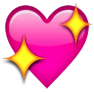 💖 bbf5c95f 心, 爱, 闪亮, 闪耀, 表情符号 telegram sticker