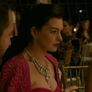 〰 1fb88275 donna, collana, vestito, gioielli, glamour, formale telegram sticker