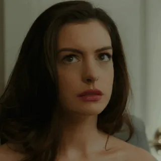 〰 5999fe56 Anne Hathaway, attrice, ritratto, celebrità telegram sticker