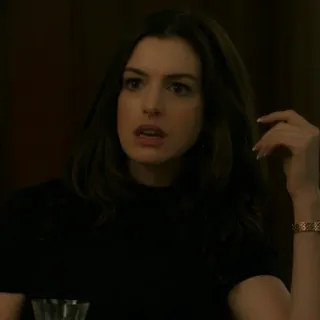 〰 9fce66ca Anne Hathaway, ritratto, donna, attrice telegram sticker