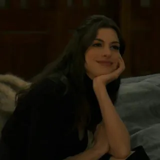 〰 da3ac94b donna, ritratto, attrice, sorridente telegram sticker