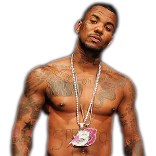 ☠ 64cfe040 The Game rapper, người nổi tiếng, âm nhạc, nhạc sĩ, chân dung telegram sticker