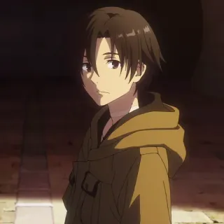 💫 085785e0 アニメ, 少年, キャラクター, 男性, 茶髪 telegram sticker