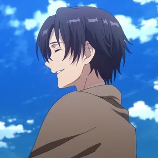 💫 5049976e アニメ, 男性, 笑顔, キャラクター, 空, 漫画 telegram sticker