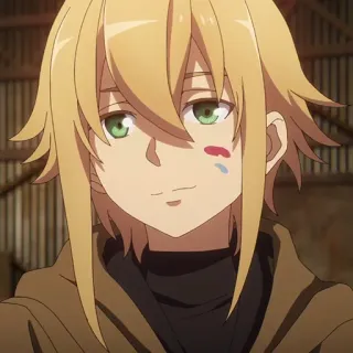 💫 82614d07 アニメ, 少年, 金髪, キャラクター, イラスト telegram sticker