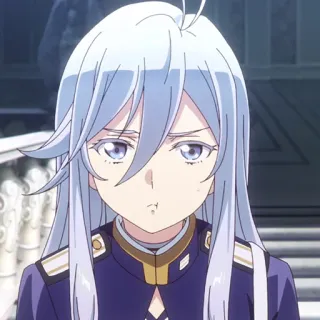 💎 682df71e อนิเมะ, ผู้หญิง, ผมยาว, เครื่องแบบ telegram sticker