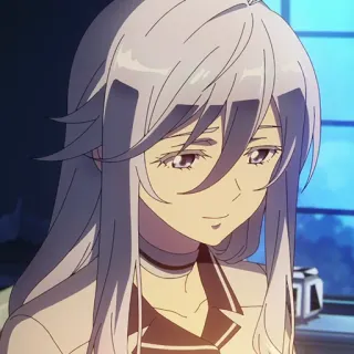 💎 b60c45e4 อนิเมะ, ผู้หญิง, ผมขาว, ตัวละคร, ผู้หญิง telegram sticker