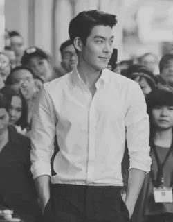 ➿ 2822e603 uomo, camicia bianca, asiatico, coreano whatsapp sticker