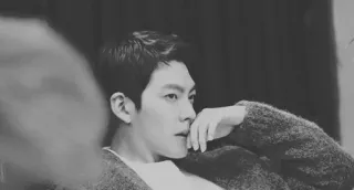 ➿ e6b624d5 uomo, ritratto, attore, bianco e nero whatsapp sticker