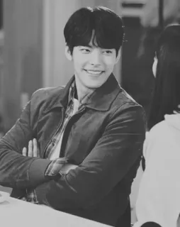 ➿ e7d01fe3 uomo, sorriso, ritratto, persona, casual, giacca whatsapp sticker