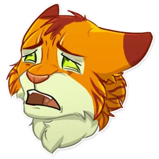 😩 007bca7d kat, verdrietig, emotioneel, dier, cartoon, sticker telegram sticker