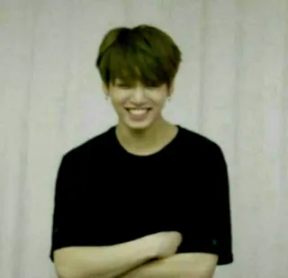 ⛓ 995023f8 Jungkook kpop, bts, 歌手, 偶像, 韩国流行, 柾国, 微笑 telegram sticker