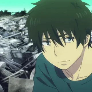 ☁️ 0f5ab3e6 Rin Okumura Blue Exorcist 애니메이션, 청의 엑소시스트, 오쿠무라 린, 캐릭터 telegram sticker