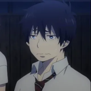 ☁️ 37a46fc2 Rin Okumura Blue Exorcist 애니메이션, 만화, 청의 엑소시스트, 오쿠무라 린, 캐릭터 telegram sticker