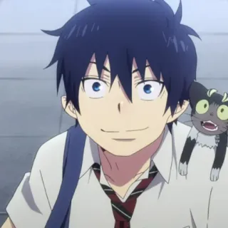 Okumura rin☁️esky by shaden👾@moodsfeel whatsapp stickers