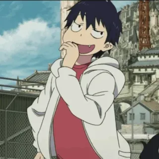 ☁️ e47eb2b8 Rin Okumura Blue Exorcist 애니메이션, 만화, 만화영화, 캐릭터 telegram sticker