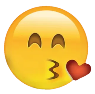 😘 17c7e2c8 Biểu tượng cảm xúc, Hôn, Trái tim, Tình yêu, Tình cảm, Mặt vàng telegram sticker