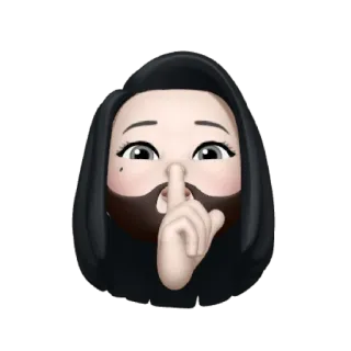 ☠️ e04ae794 xuỵt, im lặng, biểu tượng cảm xúc, yên lặng, trật tự telegram sticker