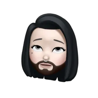 ☠️ e6e507c3 Hình đại diện, Emoji, Phim hoạt hình, Chân dung, Nghệ thuật kỹ thuật số telegram sticker