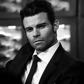 ⚜ fed3da1c Mann, Anzug, Krawatte, Porträt, Schwarzweiß whatsapp sticker