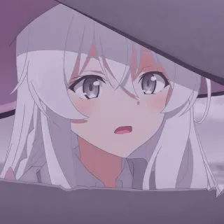 🌟 b9e1aca2 anime, girl, witch, hat, portrait, cute telegram sticker