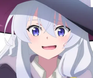 😒 455871e3 Anime, Sorcière, Fille, Mignon, Souriant whatsapp sticker