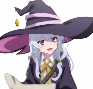 😨 60c679cb Anime, Sorcière, Magie, Fille, Dessin animé whatsapp sticker