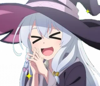 😆 6ac5f78d Anime, Sorcière, Dessin animé, Magie, Mignon, Joyeux whatsapp sticker