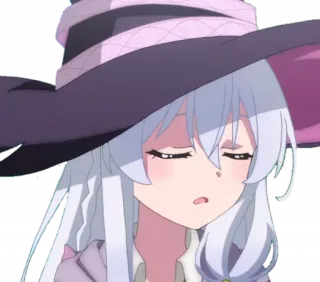 😤 8c4e786a Fille anime, Sorcière, Magie, Mignon, Chapeau, Anime whatsapp sticker