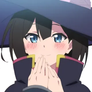 😳 e9c467bf Anime, Fille, Sorcière, Mignon, Magie, Kawaii whatsapp sticker