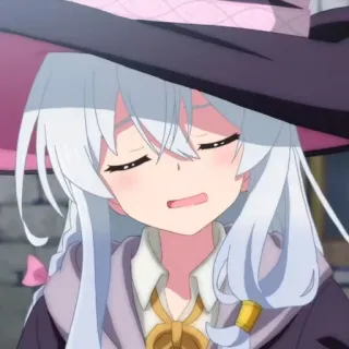 💜 189c5c3e Anime, Sorcière, Fille, Mignon, Dessin animé telegram sticker