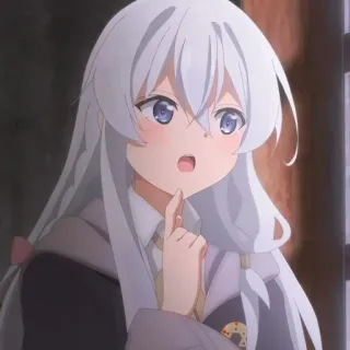 💜 18da9395 fille anime, mignon, cheveux longs, anime, illustration, dessin animé telegram sticker