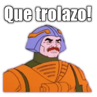 😠 356ec8ec Man-At-Arms Masters of the Universe Que trolazo! man-at-arms, he-man, cartoon, troll telegram sticker