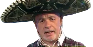 🎉 6b581c4a homme, sombrero, chapeau mexicain, carreau, portrait telegram sticker