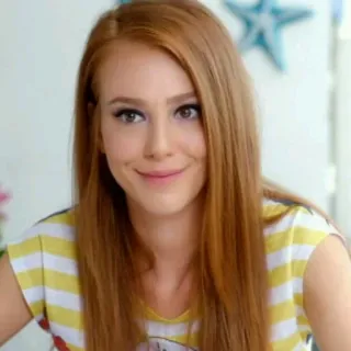 😊 8da61a3e mulher, menina, pessoa, rosto, retrato, cabelo ruivo, sorrindo whatsapp sticker