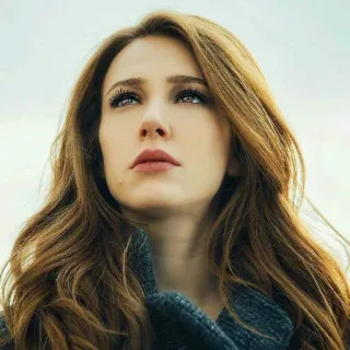 🙂 e8d1b428 mulher, retrato, beleza, menina, cabelo comprido, feminino whatsapp sticker