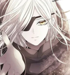 🌸 3c8f8dcc 动漫, 漫画, 独眼, 角色, 插画 telegram sticker