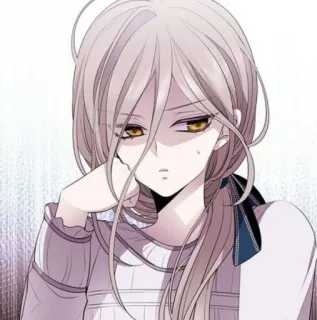 🌸 4114c6cd 动漫, 漫画, 女孩, 角色, 悲伤, 嘟嘴 telegram sticker