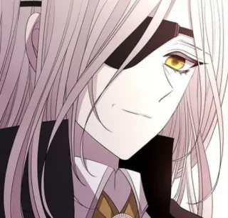 🌸 f8780da7 动漫, 漫画, 眼罩, 角色, 男性, 插图 telegram sticker