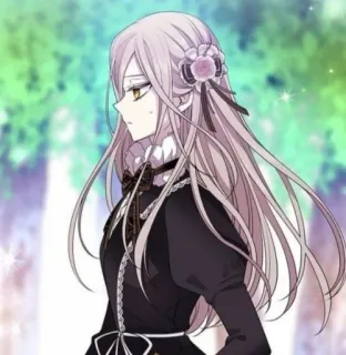 🌸 ff0c4219 动漫女孩, 角色, 女人, 艺术, 插图, 肖像 telegram sticker