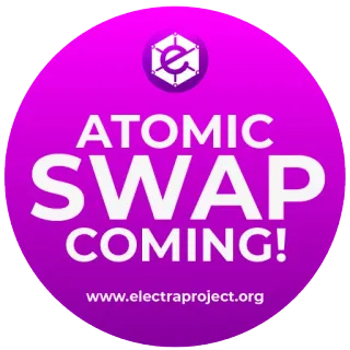 😈 40607b87 ATOMIC SWAP COMING!
www.electraproject.org échange atomique, cryptomonnaie, Electraproject, technologie, crypto, blockchain telegram sticker