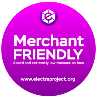 💵 be4312ae Merchant FRIENDLY
Speed and extremely low transaction fees
www.electraproject.org marchand, amical, frais de transaction, Electraproject, paiement telegram sticker